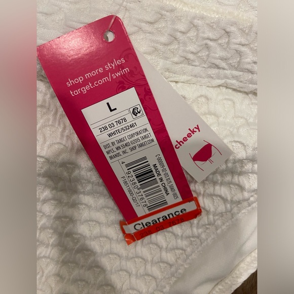 Target White Textured Bikini Set - Picture 2 of 3